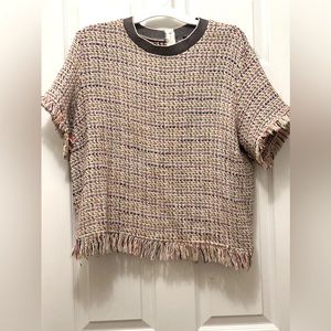 Zara tweed top
